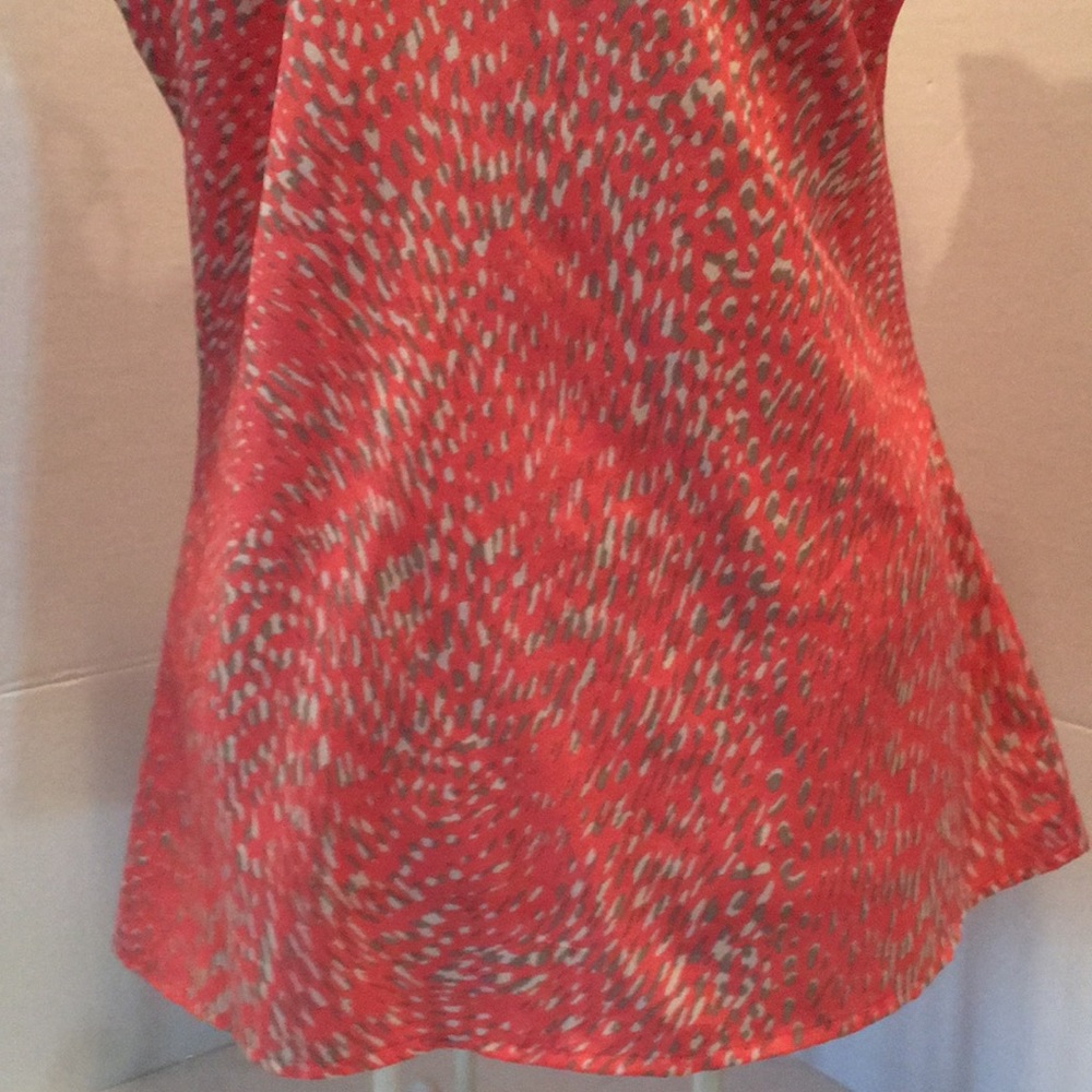💕💕💕Banana Republic pleated Collar Top with tie - Picture 6 of 8